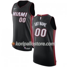 Miami Heat Custom Nike 2017-18 Musta Miesten Pelipaidat Swingman 